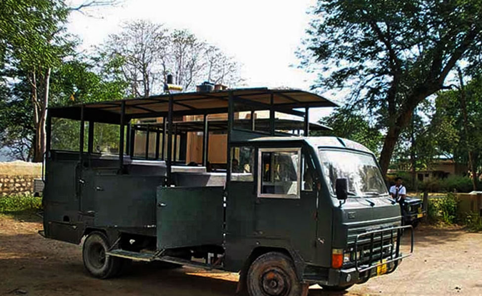 This is one type of safari in jim corbett, canter safari picture is here